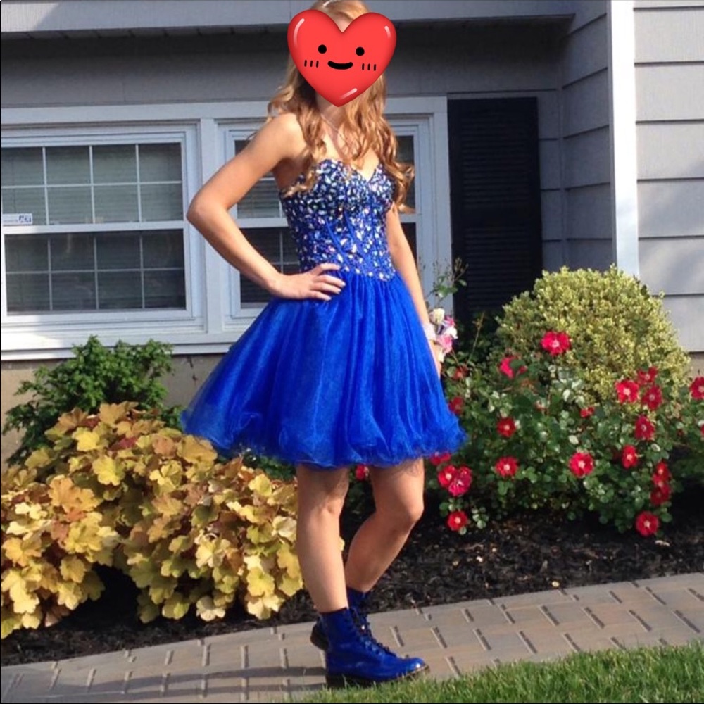 Blue 8th Grade Dance Dress